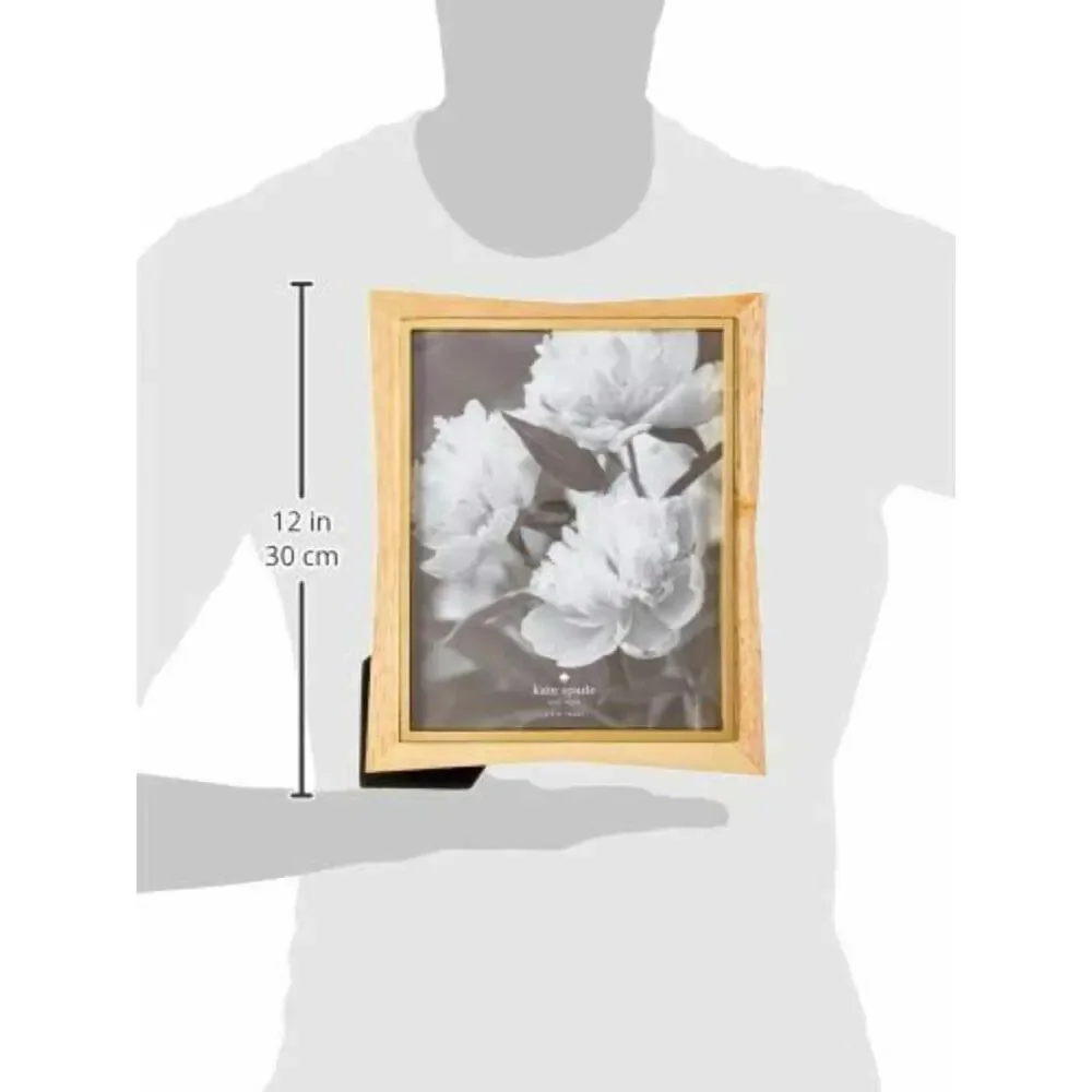 Kate Spade Two Hearts Gold Plated Wood Picture Frame 8x10 Boxed